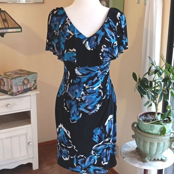 Lauren Ralph Lauren Soft Knit Floral Dress. Country Club,Professional,Bold Flora - Picture 2 of 15